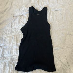 Black WSLY tank top from Bandier Size S